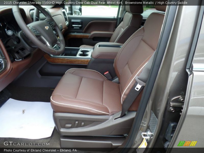Brownstone Metallic / High Country Saddle 2015 Chevrolet Silverado 3500HD High Country Crew Cab Dual Rear Wheel 4x4