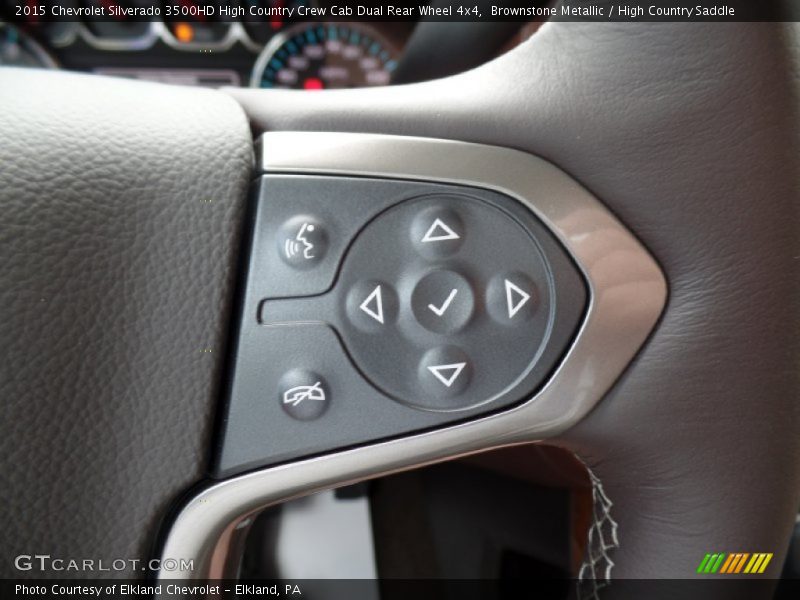 Brownstone Metallic / High Country Saddle 2015 Chevrolet Silverado 3500HD High Country Crew Cab Dual Rear Wheel 4x4