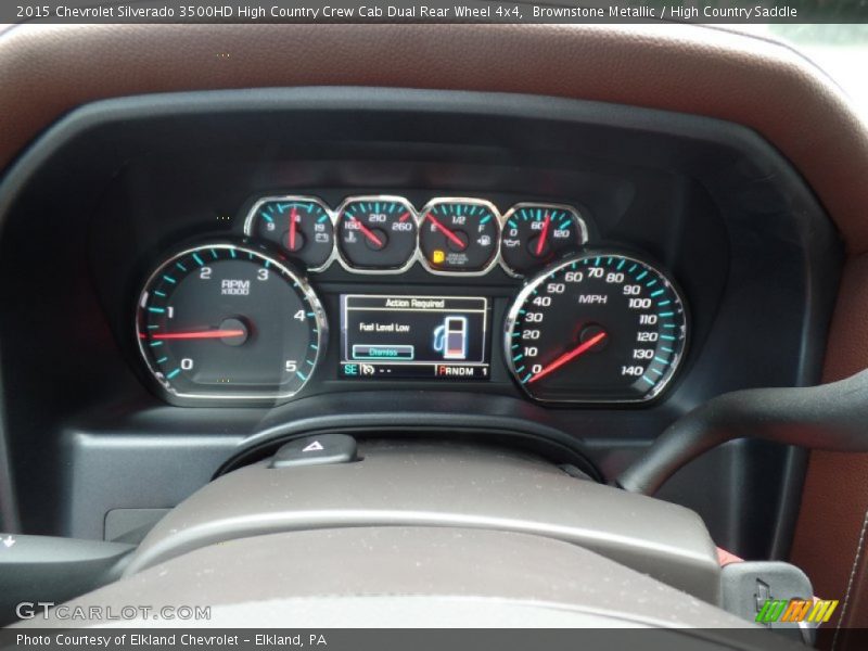 Brownstone Metallic / High Country Saddle 2015 Chevrolet Silverado 3500HD High Country Crew Cab Dual Rear Wheel 4x4