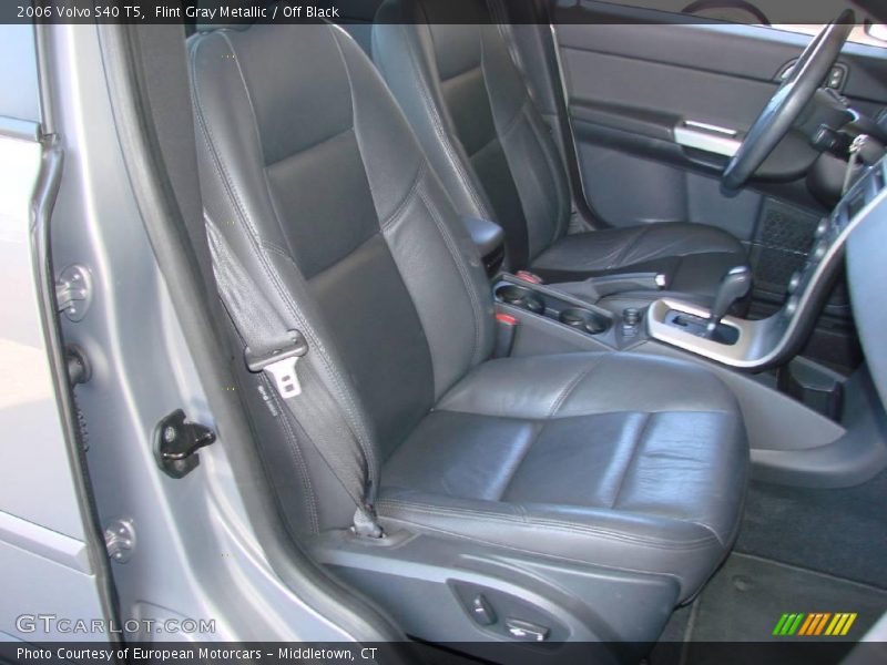 Flint Gray Metallic / Off Black 2006 Volvo S40 T5