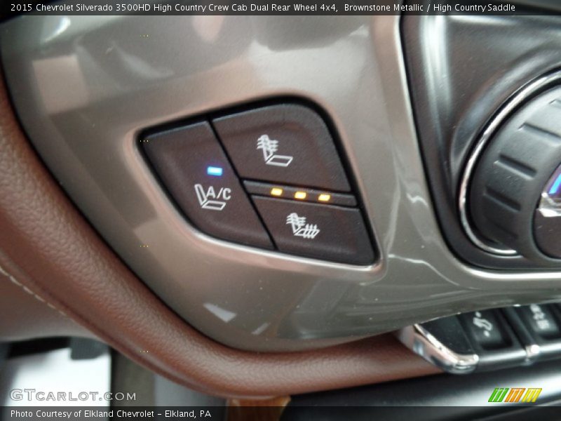 Brownstone Metallic / High Country Saddle 2015 Chevrolet Silverado 3500HD High Country Crew Cab Dual Rear Wheel 4x4