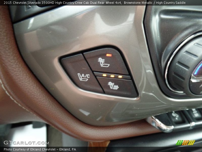 Brownstone Metallic / High Country Saddle 2015 Chevrolet Silverado 3500HD High Country Crew Cab Dual Rear Wheel 4x4