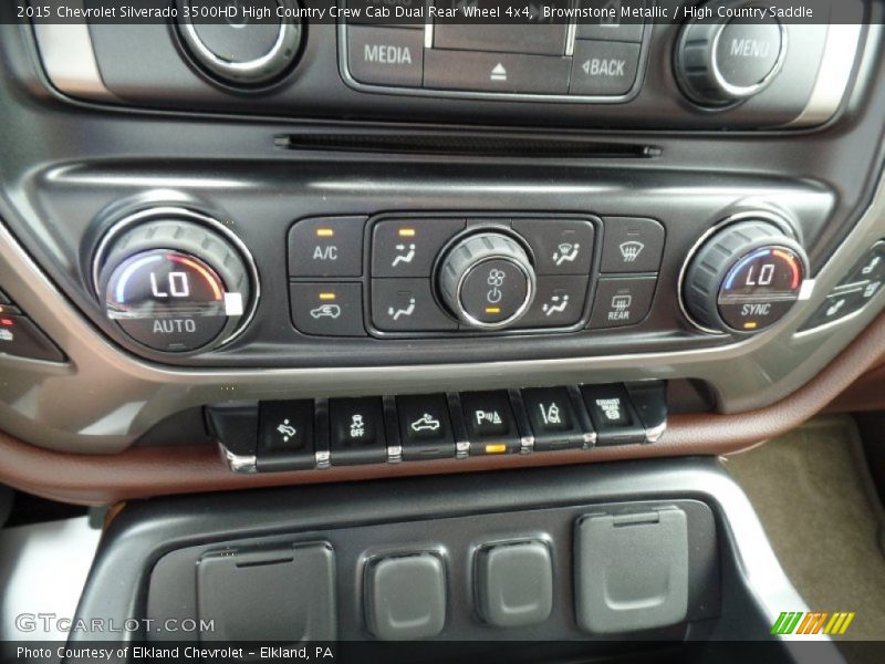 Brownstone Metallic / High Country Saddle 2015 Chevrolet Silverado 3500HD High Country Crew Cab Dual Rear Wheel 4x4