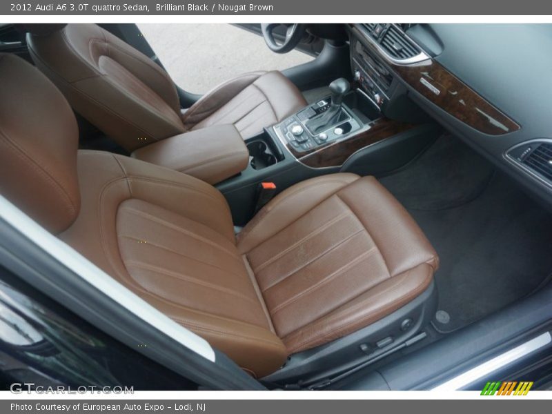 Brilliant Black / Nougat Brown 2012 Audi A6 3.0T quattro Sedan