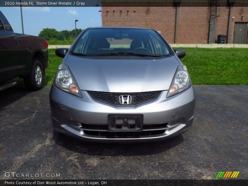 Storm Silver Metallic / Gray 2010 Honda Fit