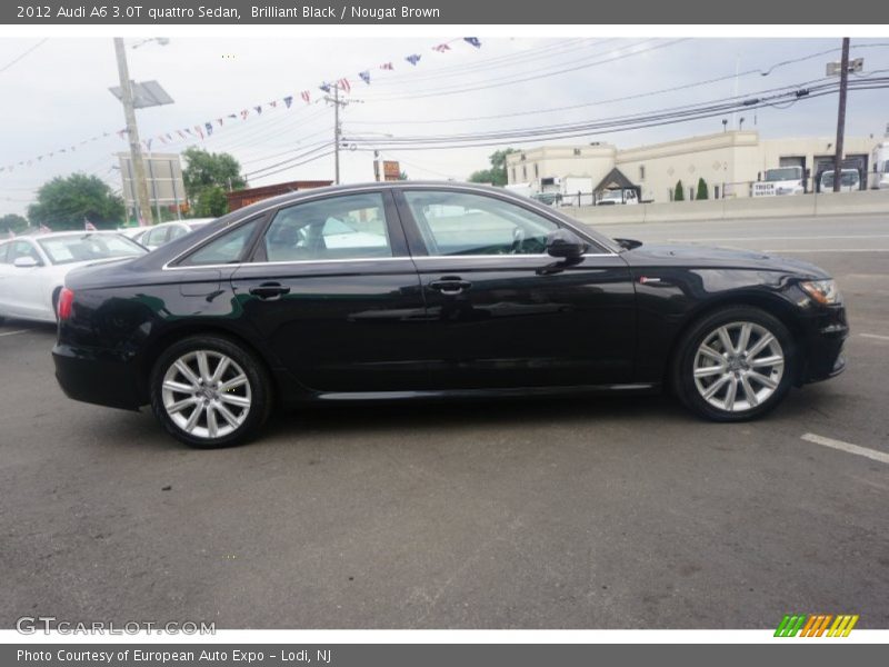 Brilliant Black / Nougat Brown 2012 Audi A6 3.0T quattro Sedan