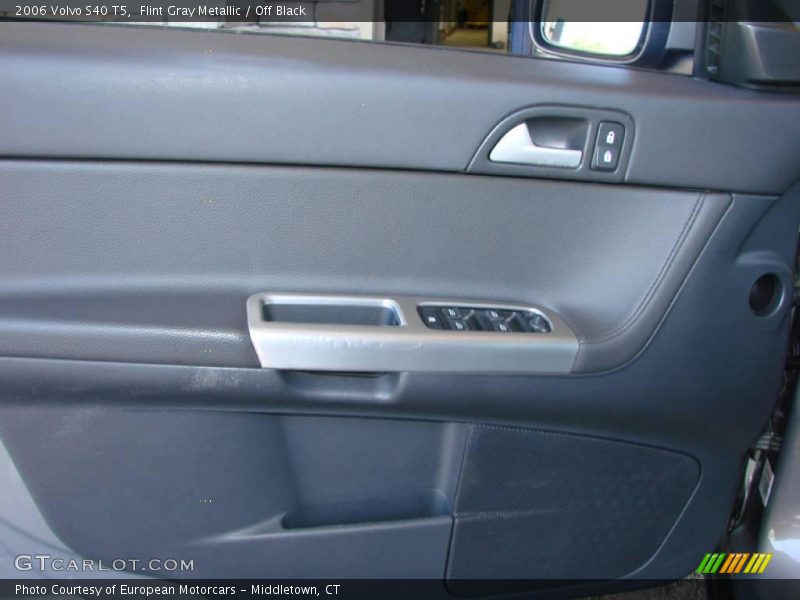 Flint Gray Metallic / Off Black 2006 Volvo S40 T5