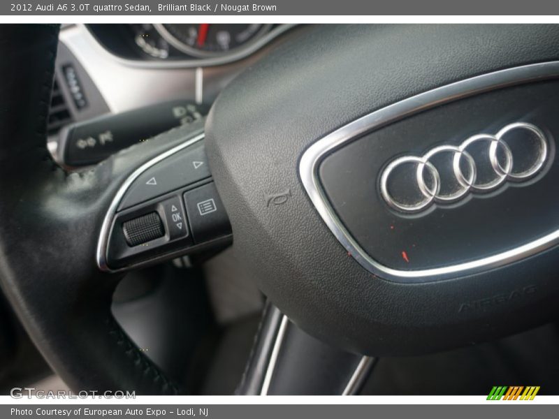 Brilliant Black / Nougat Brown 2012 Audi A6 3.0T quattro Sedan