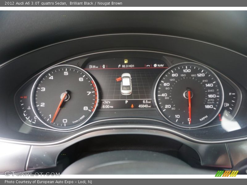  2012 A6 3.0T quattro Sedan 3.0T quattro Sedan Gauges