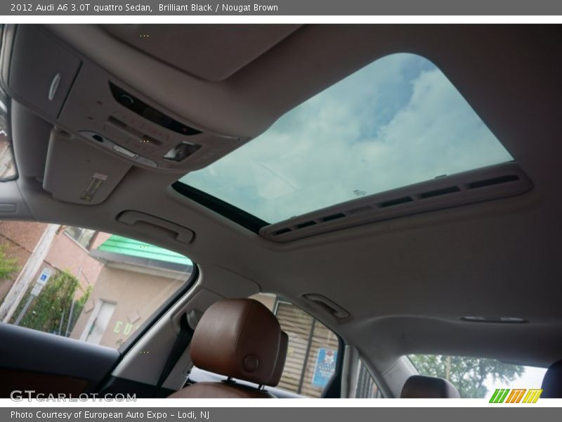 Brilliant Black / Nougat Brown 2012 Audi A6 3.0T quattro Sedan