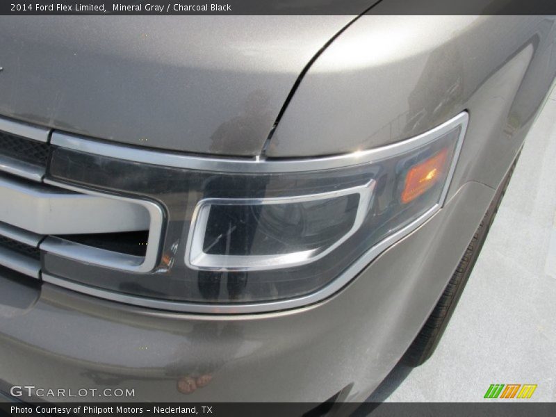 Mineral Gray / Charcoal Black 2014 Ford Flex Limited