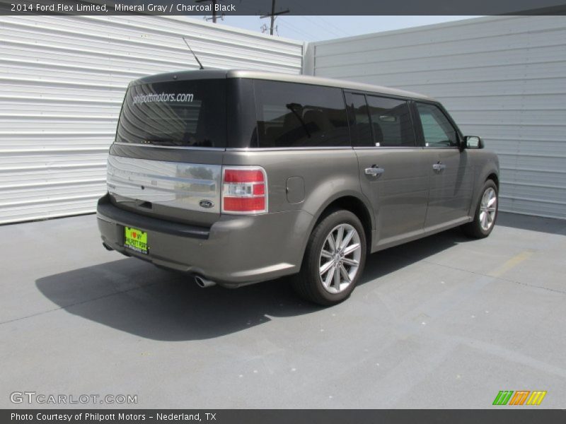 Mineral Gray / Charcoal Black 2014 Ford Flex Limited