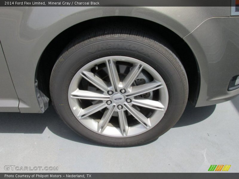 Mineral Gray / Charcoal Black 2014 Ford Flex Limited