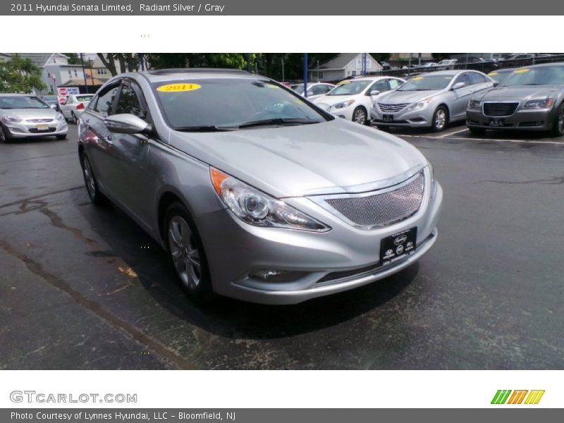 Radiant Silver / Gray 2011 Hyundai Sonata Limited