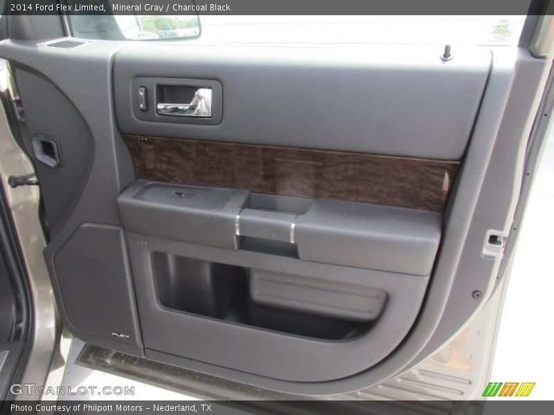 Mineral Gray / Charcoal Black 2014 Ford Flex Limited
