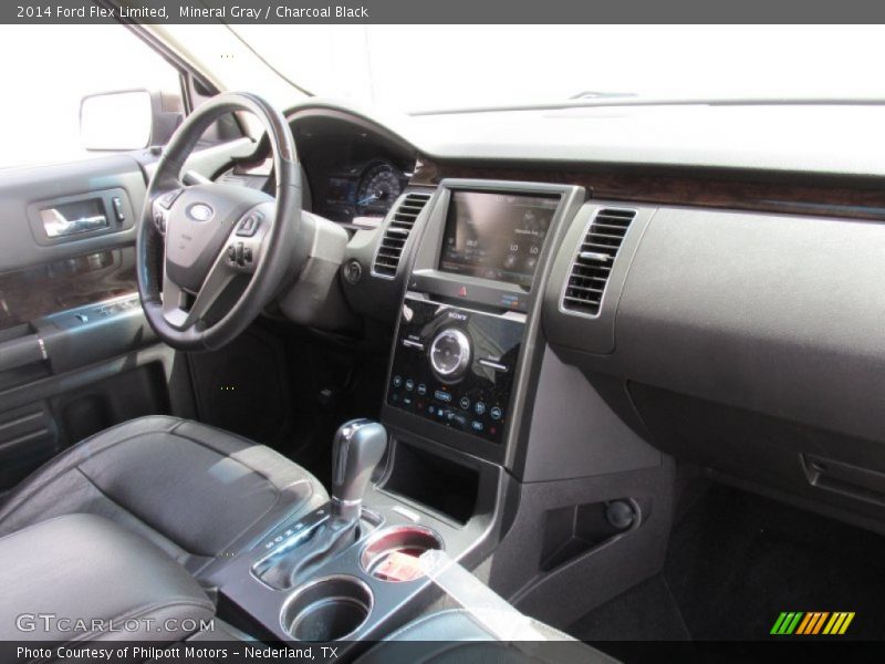 Mineral Gray / Charcoal Black 2014 Ford Flex Limited