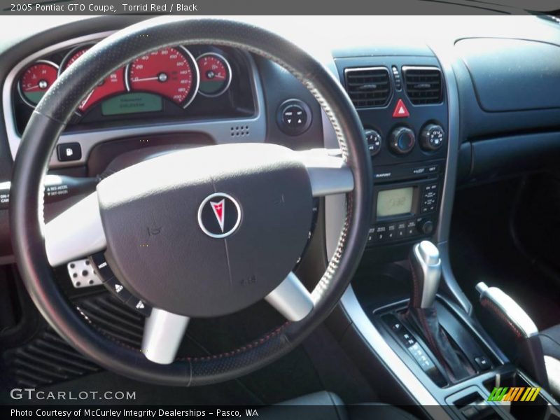 Torrid Red / Black 2005 Pontiac GTO Coupe