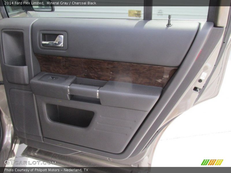 Mineral Gray / Charcoal Black 2014 Ford Flex Limited