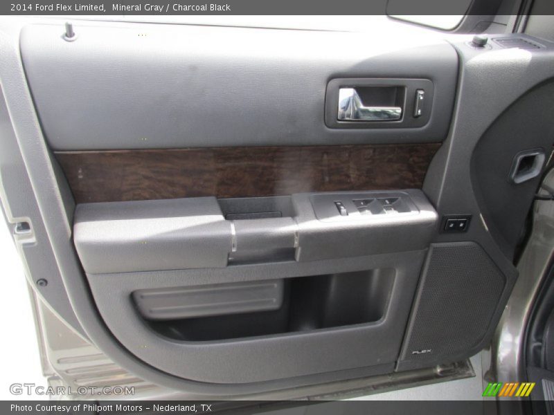 Mineral Gray / Charcoal Black 2014 Ford Flex Limited