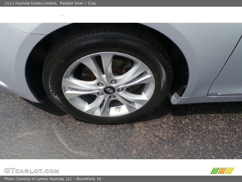Radiant Silver / Gray 2011 Hyundai Sonata Limited
