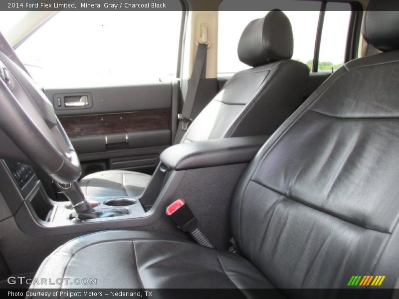 Mineral Gray / Charcoal Black 2014 Ford Flex Limited