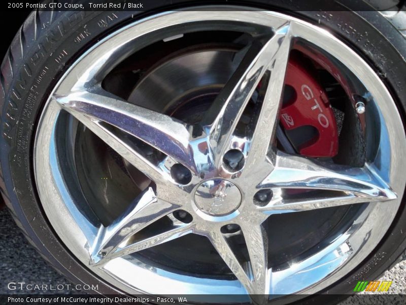 Torrid Red / Black 2005 Pontiac GTO Coupe