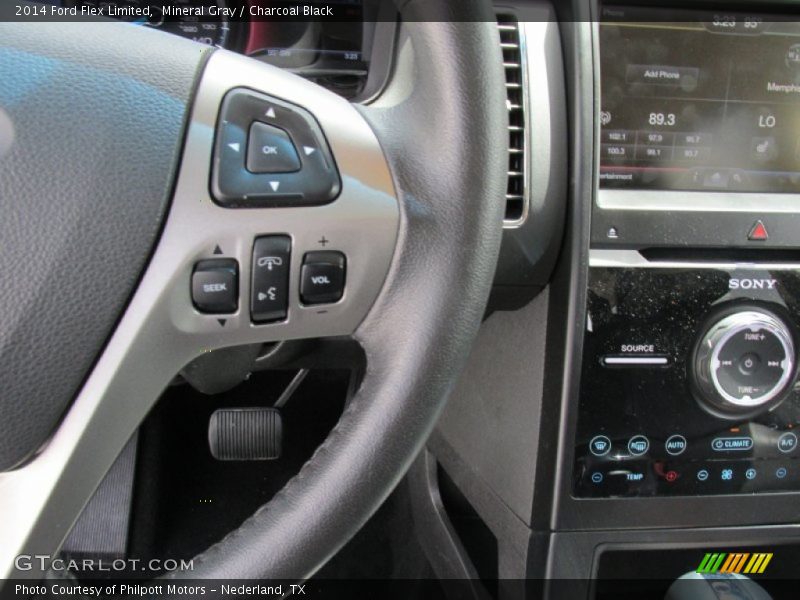 Mineral Gray / Charcoal Black 2014 Ford Flex Limited