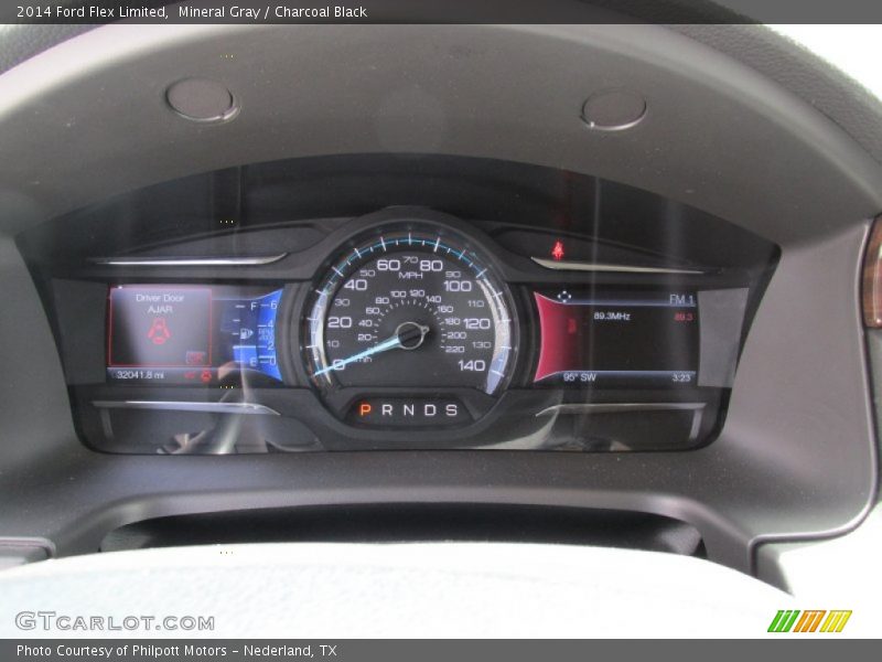 Mineral Gray / Charcoal Black 2014 Ford Flex Limited