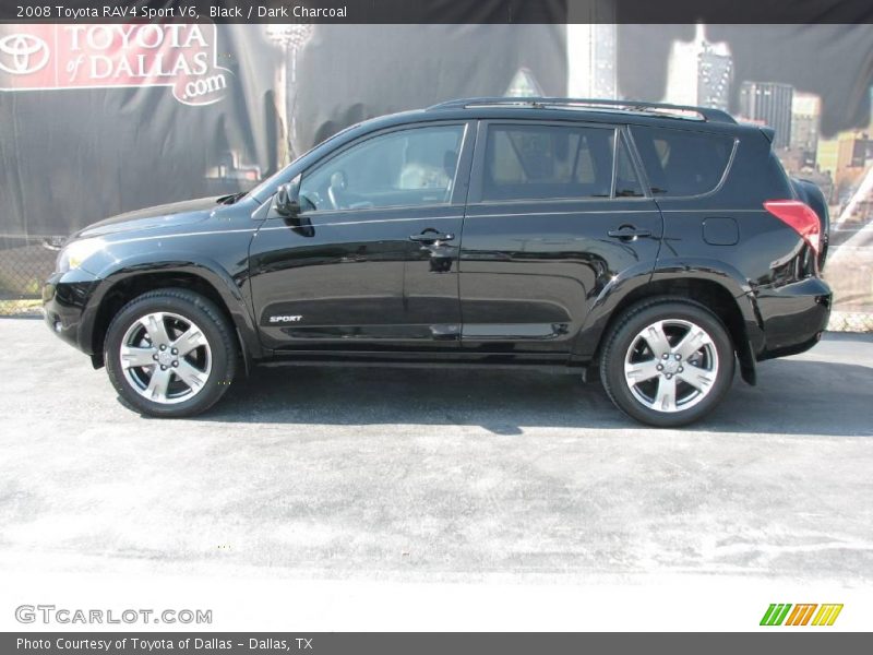 Black / Dark Charcoal 2008 Toyota RAV4 Sport V6