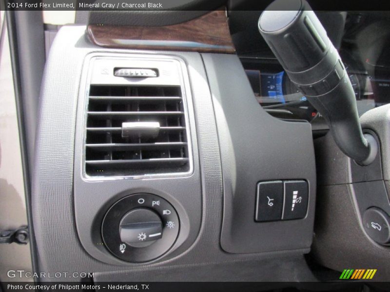 Mineral Gray / Charcoal Black 2014 Ford Flex Limited