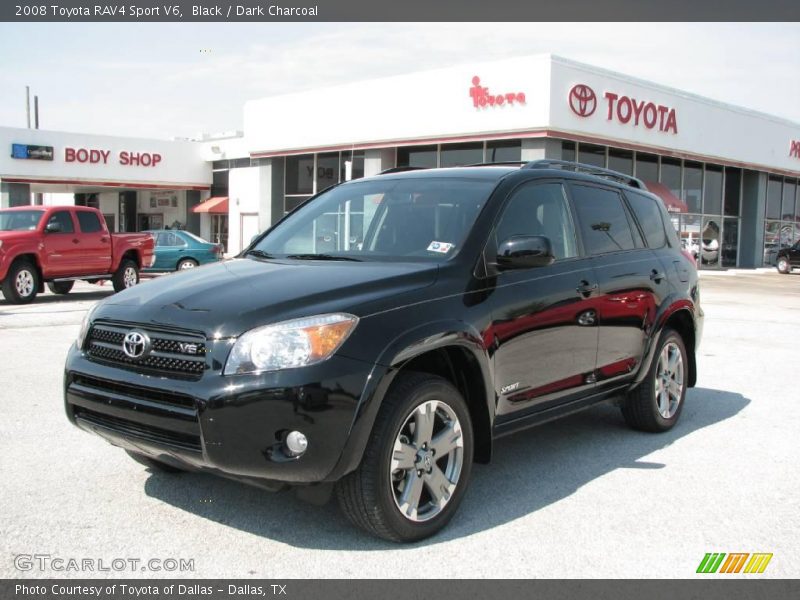 Black / Dark Charcoal 2008 Toyota RAV4 Sport V6