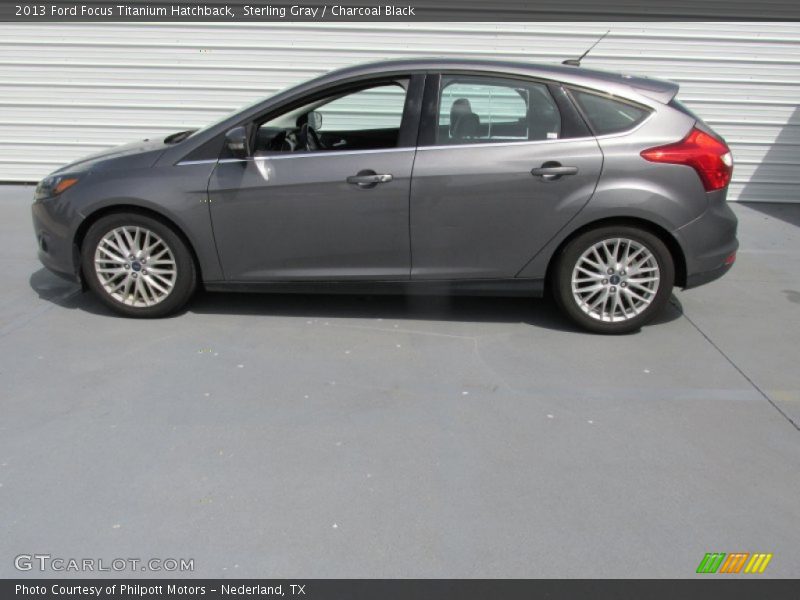 Sterling Gray / Charcoal Black 2013 Ford Focus Titanium Hatchback