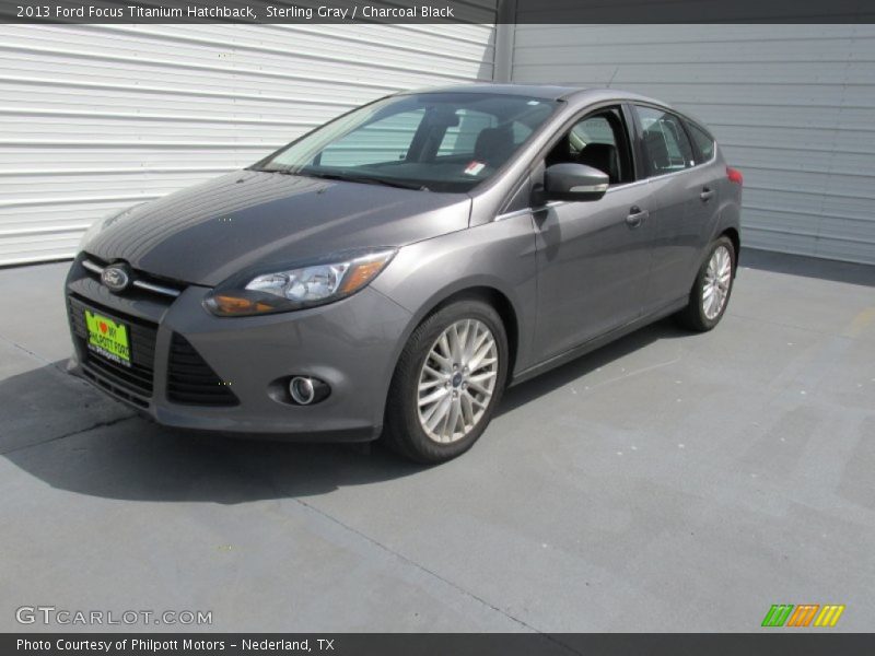 Sterling Gray / Charcoal Black 2013 Ford Focus Titanium Hatchback