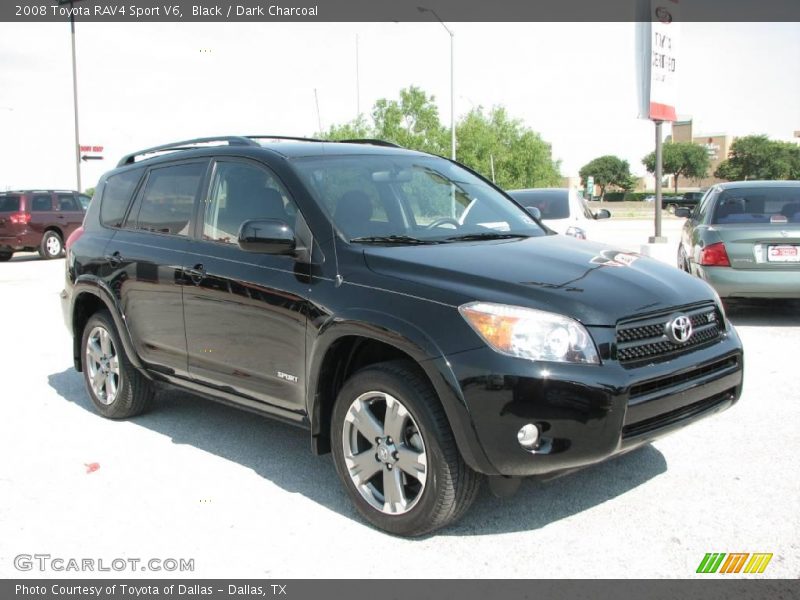 Black / Dark Charcoal 2008 Toyota RAV4 Sport V6