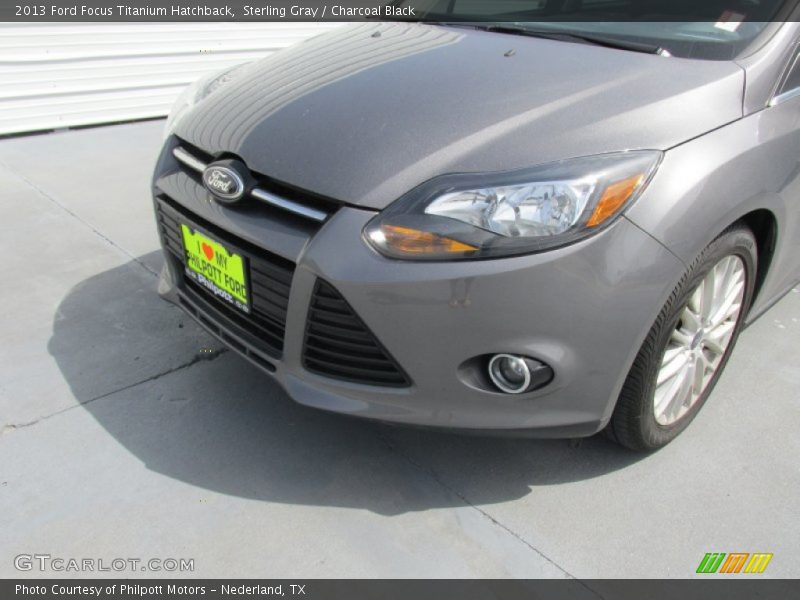 Sterling Gray / Charcoal Black 2013 Ford Focus Titanium Hatchback