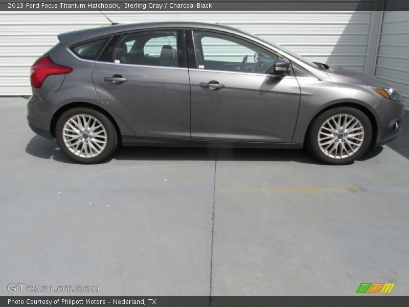 Sterling Gray / Charcoal Black 2013 Ford Focus Titanium Hatchback