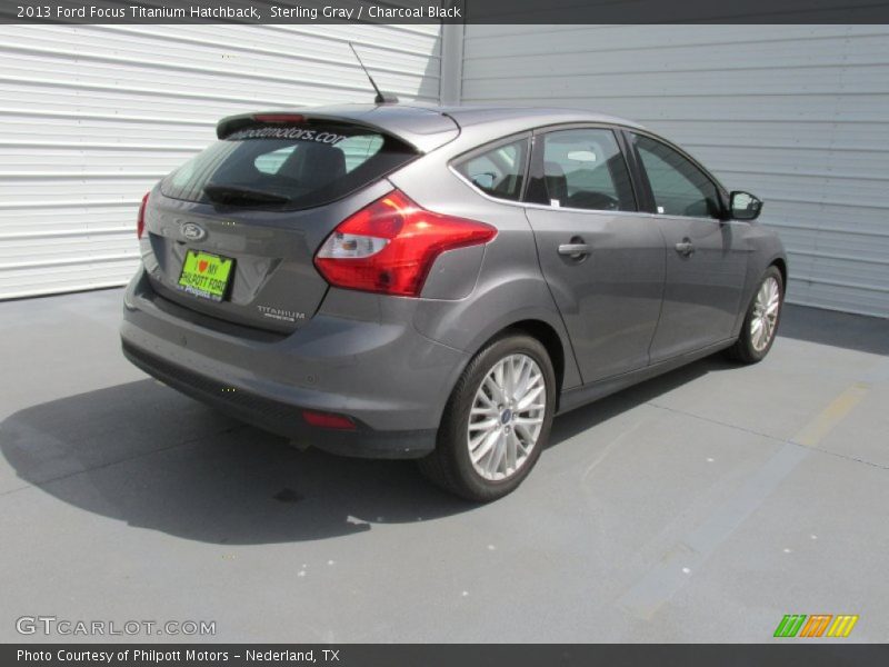 Sterling Gray / Charcoal Black 2013 Ford Focus Titanium Hatchback