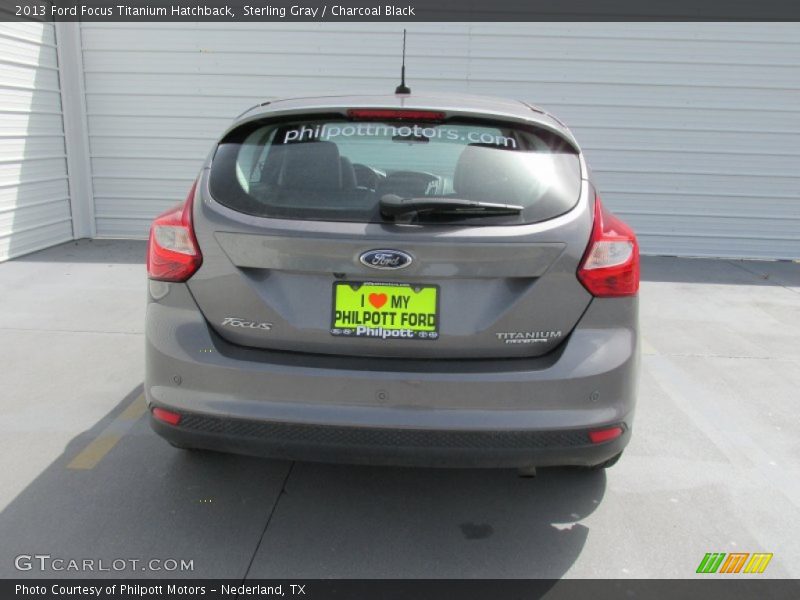 Sterling Gray / Charcoal Black 2013 Ford Focus Titanium Hatchback
