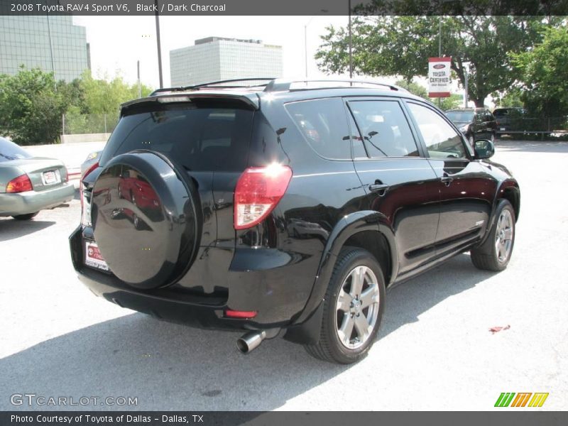 Black / Dark Charcoal 2008 Toyota RAV4 Sport V6