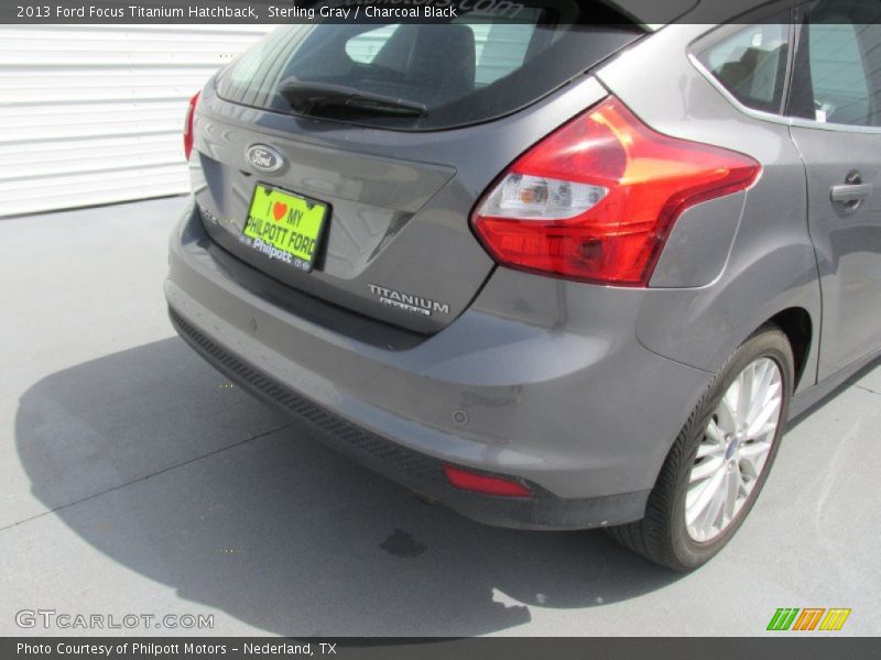 Sterling Gray / Charcoal Black 2013 Ford Focus Titanium Hatchback