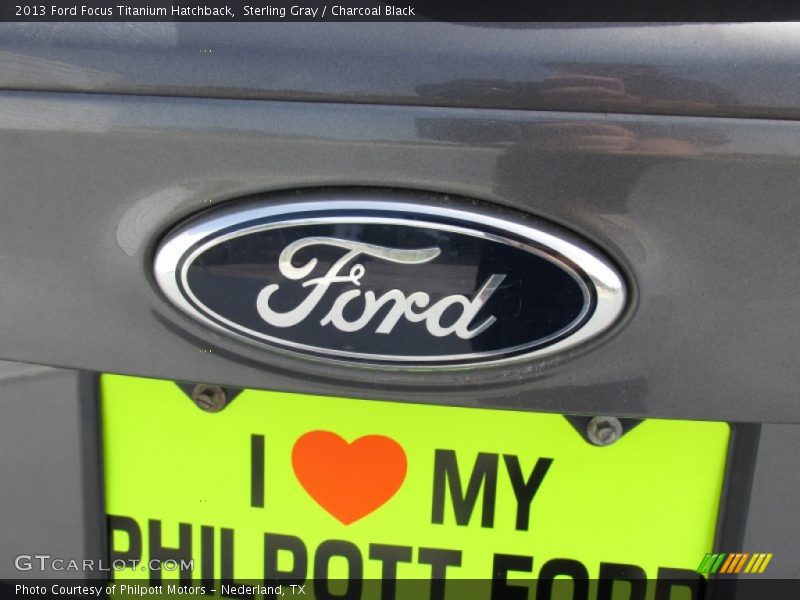 Sterling Gray / Charcoal Black 2013 Ford Focus Titanium Hatchback