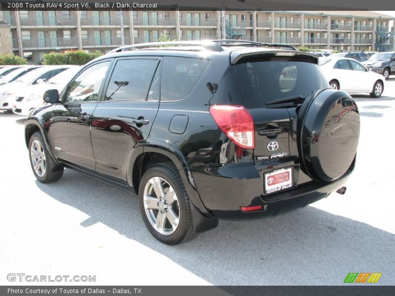 Black / Dark Charcoal 2008 Toyota RAV4 Sport V6