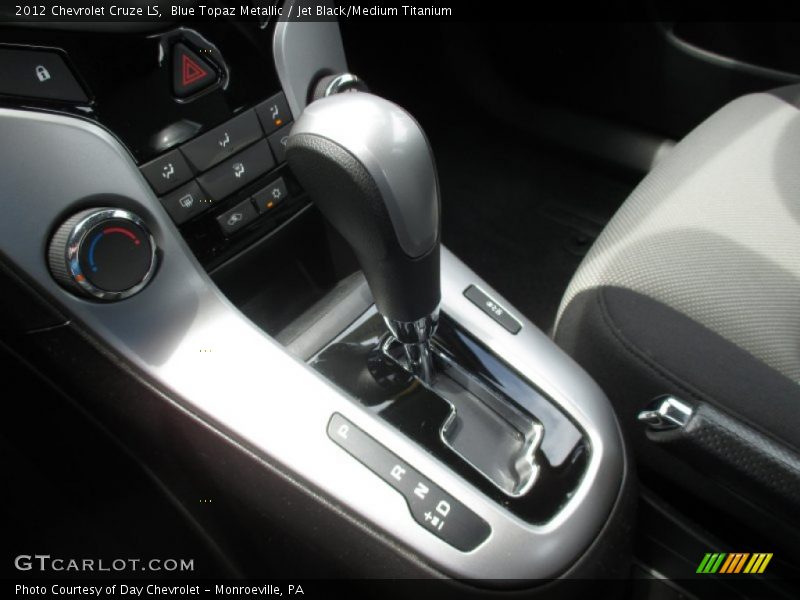Blue Topaz Metallic / Jet Black/Medium Titanium 2012 Chevrolet Cruze LS