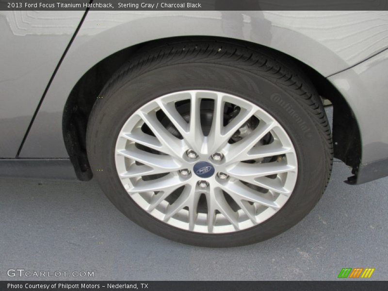 Sterling Gray / Charcoal Black 2013 Ford Focus Titanium Hatchback