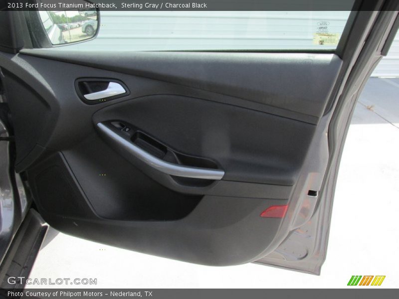 Sterling Gray / Charcoal Black 2013 Ford Focus Titanium Hatchback
