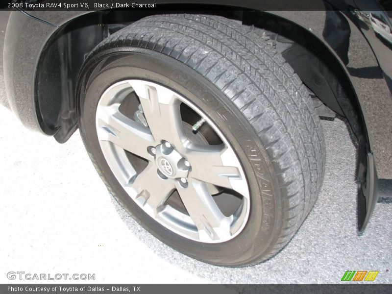 Black / Dark Charcoal 2008 Toyota RAV4 Sport V6