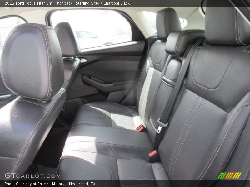 Sterling Gray / Charcoal Black 2013 Ford Focus Titanium Hatchback