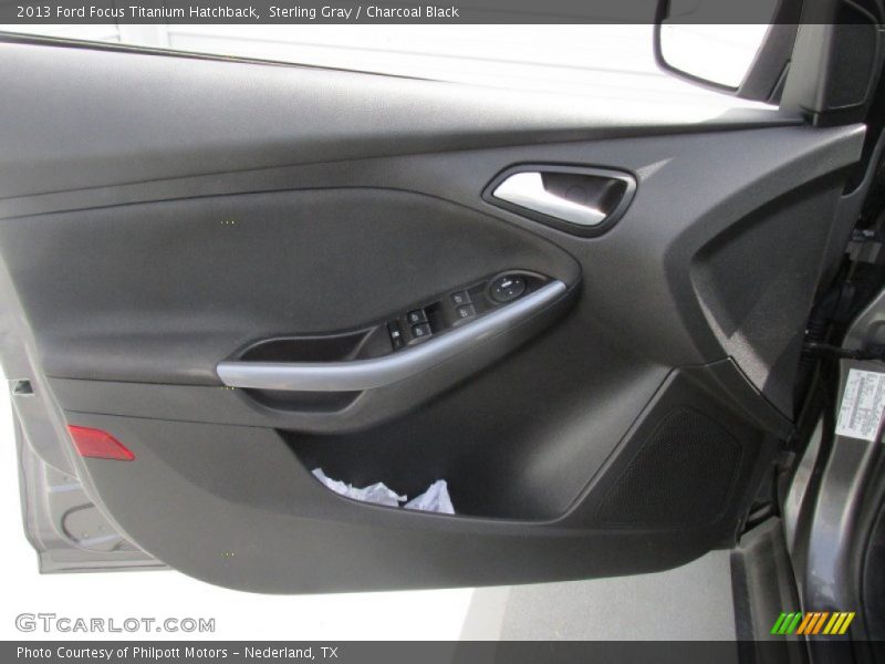 Sterling Gray / Charcoal Black 2013 Ford Focus Titanium Hatchback