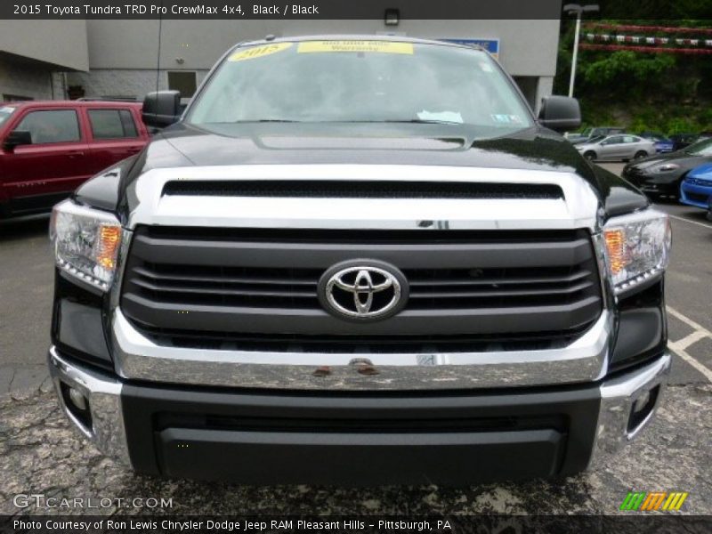 Black / Black 2015 Toyota Tundra TRD Pro CrewMax 4x4