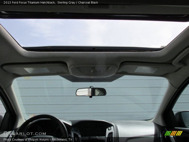 Sterling Gray / Charcoal Black 2013 Ford Focus Titanium Hatchback